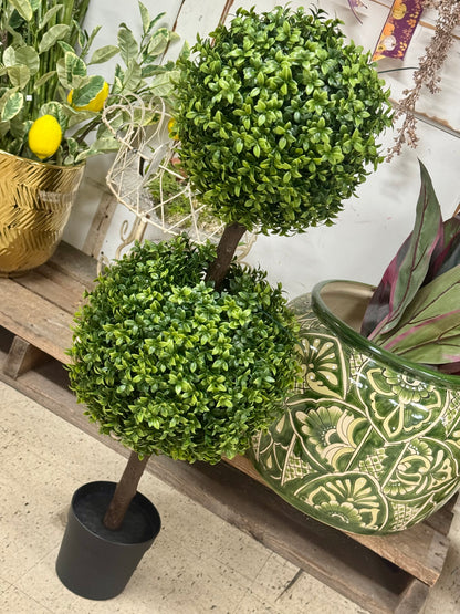 34 Inch Boxwood Topiary Tree