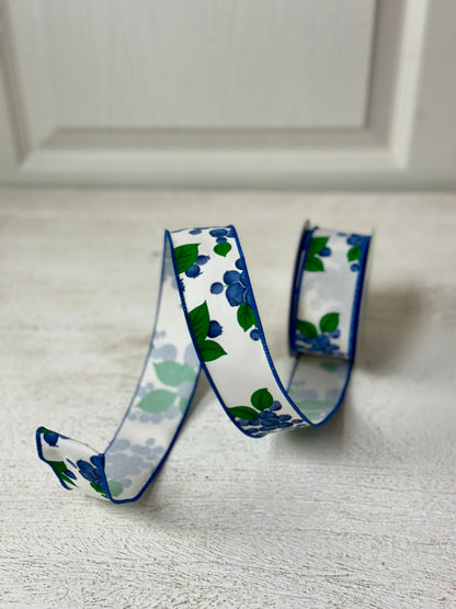 1.5 Inch By 10 Yard Blueberries Ribbon