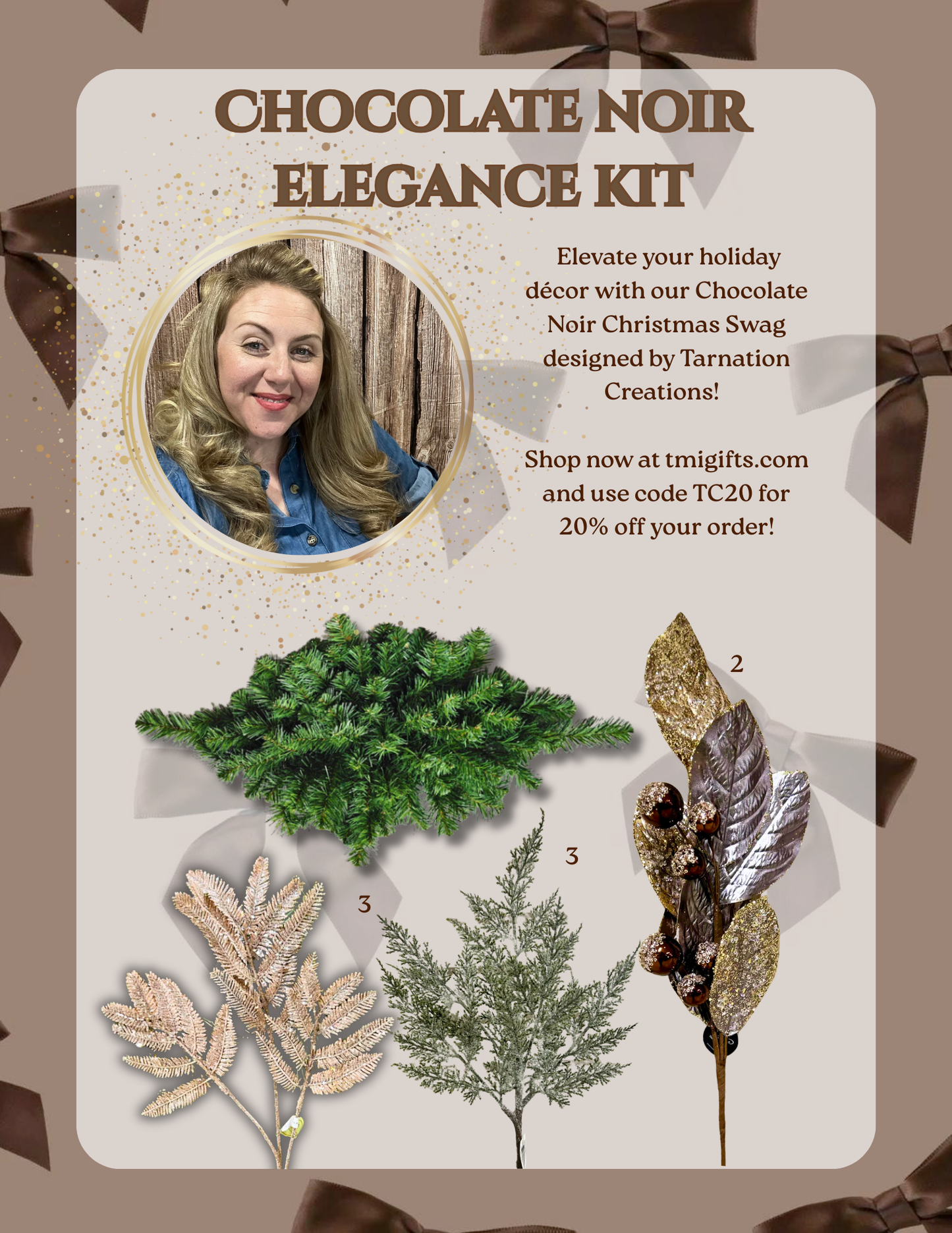 Chocolate Noir Elegance Kit By Tarnation Creations