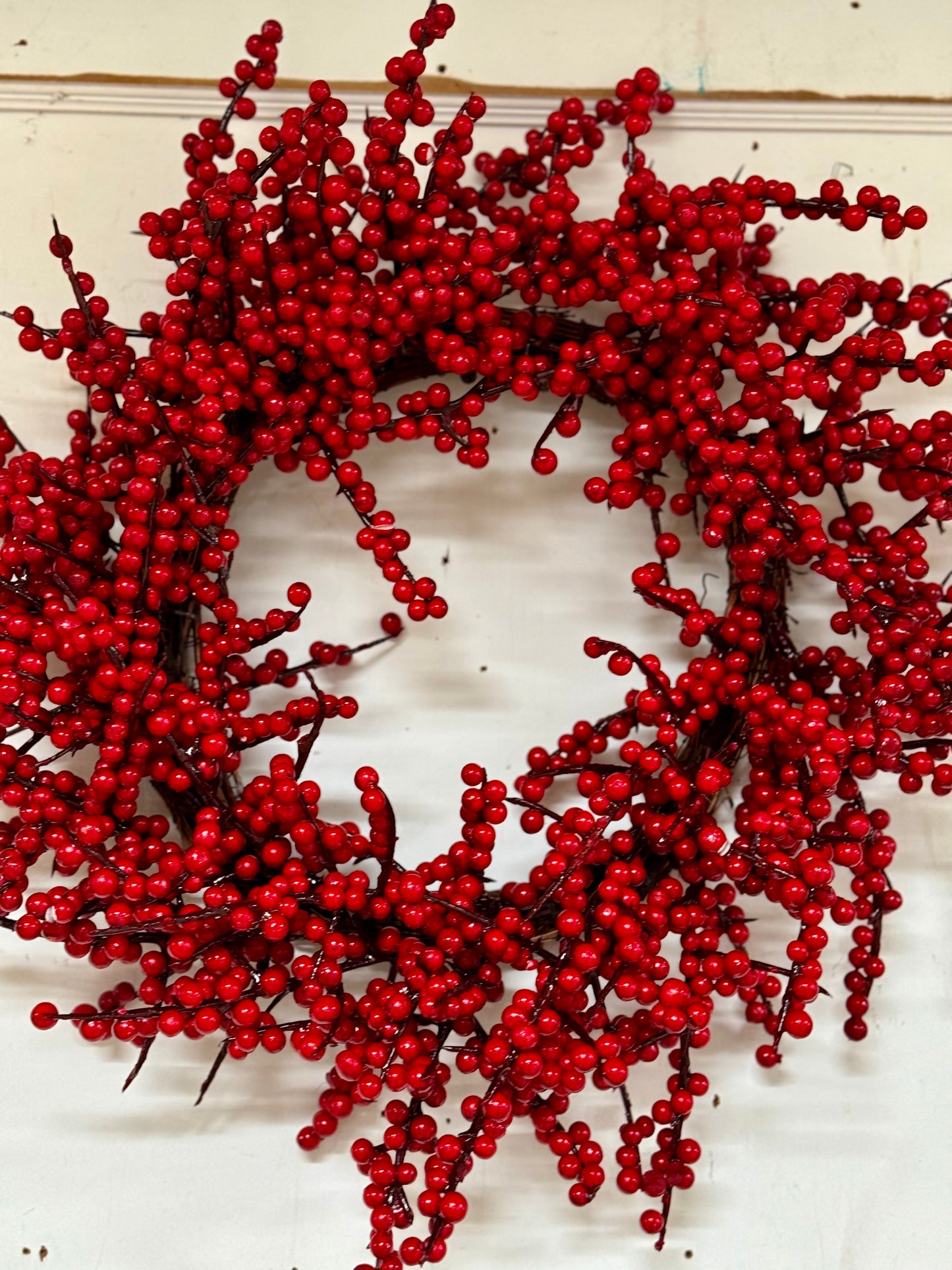 24 Inch Mini Berry Twig Wreath