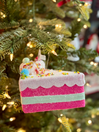 4.5 Inch Sundae And Cake Ornament Two Styles