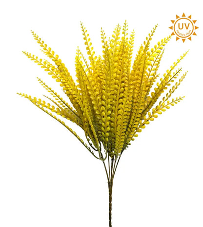 15 Inch Yellow Bead Grass Bush