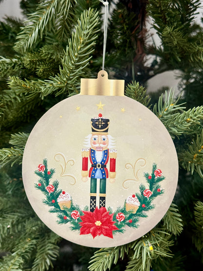 5.5 Inch Double Sided Nutcracker Ornaments Two Styles