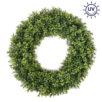 22 Inch Round Boxwood Wreath