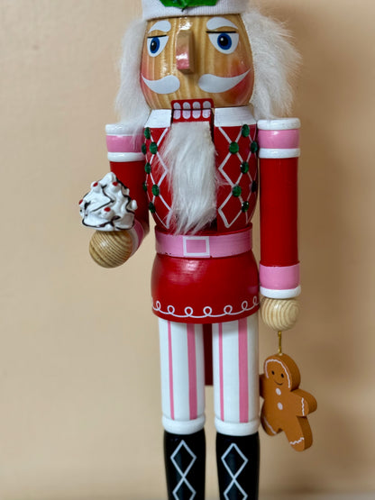 15 Inch Wood Candy Chef Nutcrackers Two Styles