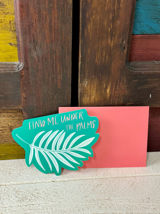 Palm Leaf Notecards with Envelopes