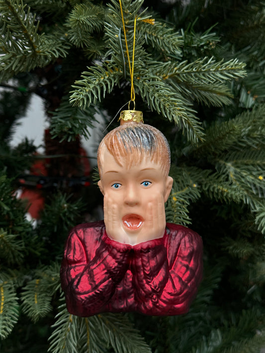 Kevin Mccallister Home Alone Glass Ornament