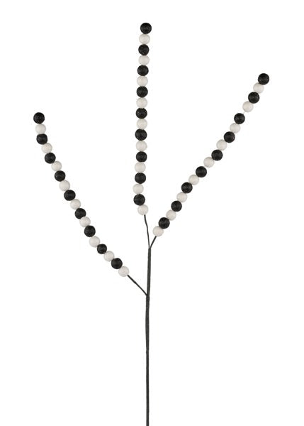 26 Inch Black And White Spike Ball Spray