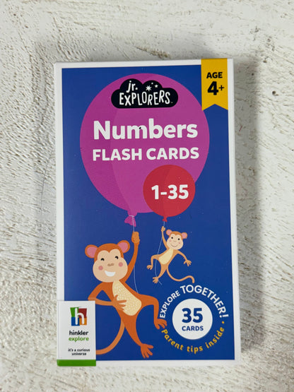 Jr. Explorers Numbers Flash Cards