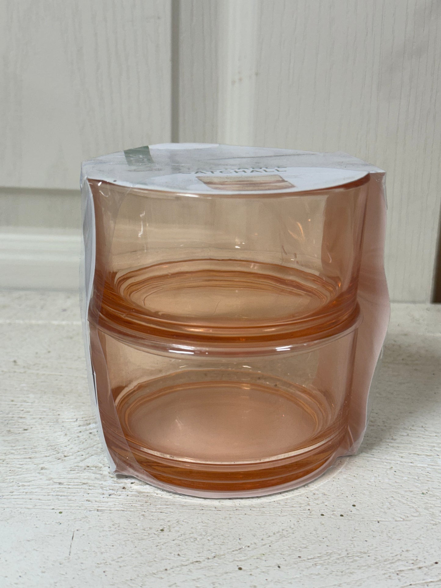 Peach Stackable Catchall Two Pack