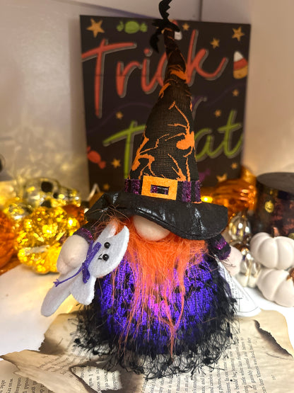 LED Lighted Halloween Gnome 2 Styles