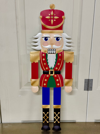 24 Inch Large Traditional Nutcracker Metal Sign