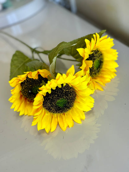 Sunset Meadows Yellow Sunflower Spray