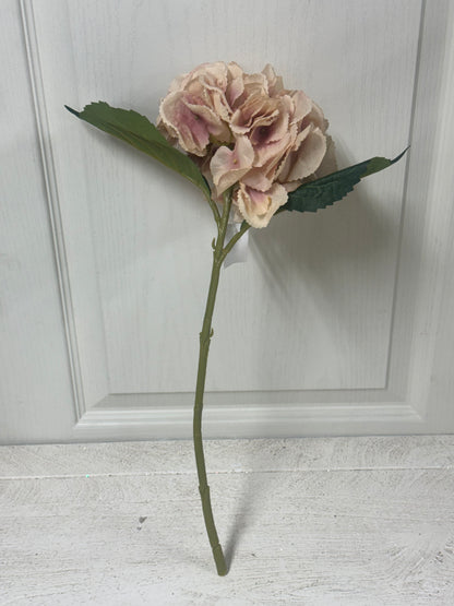 17.5 Inch Pink Hydrangea Stem