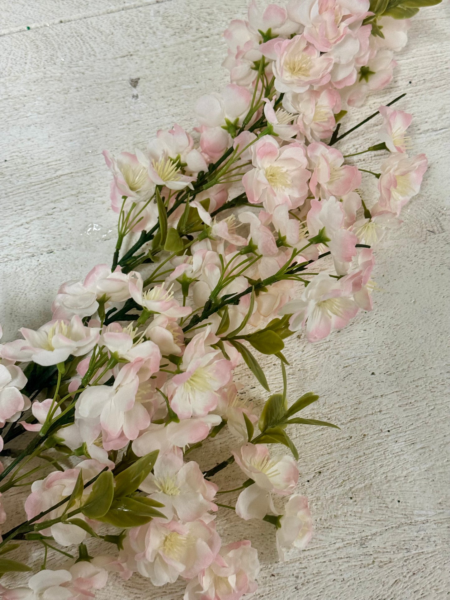 38 Inch Light Pink Cherry Blossom Spray