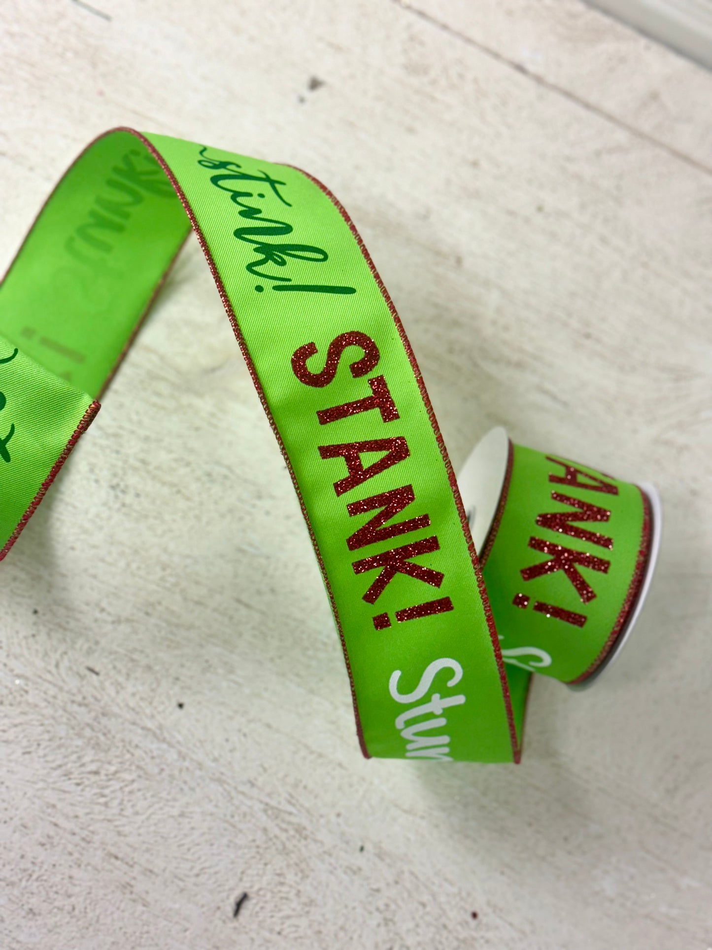 2.5 Inch By 10 Yard Stink Stank Stunk Ribbon