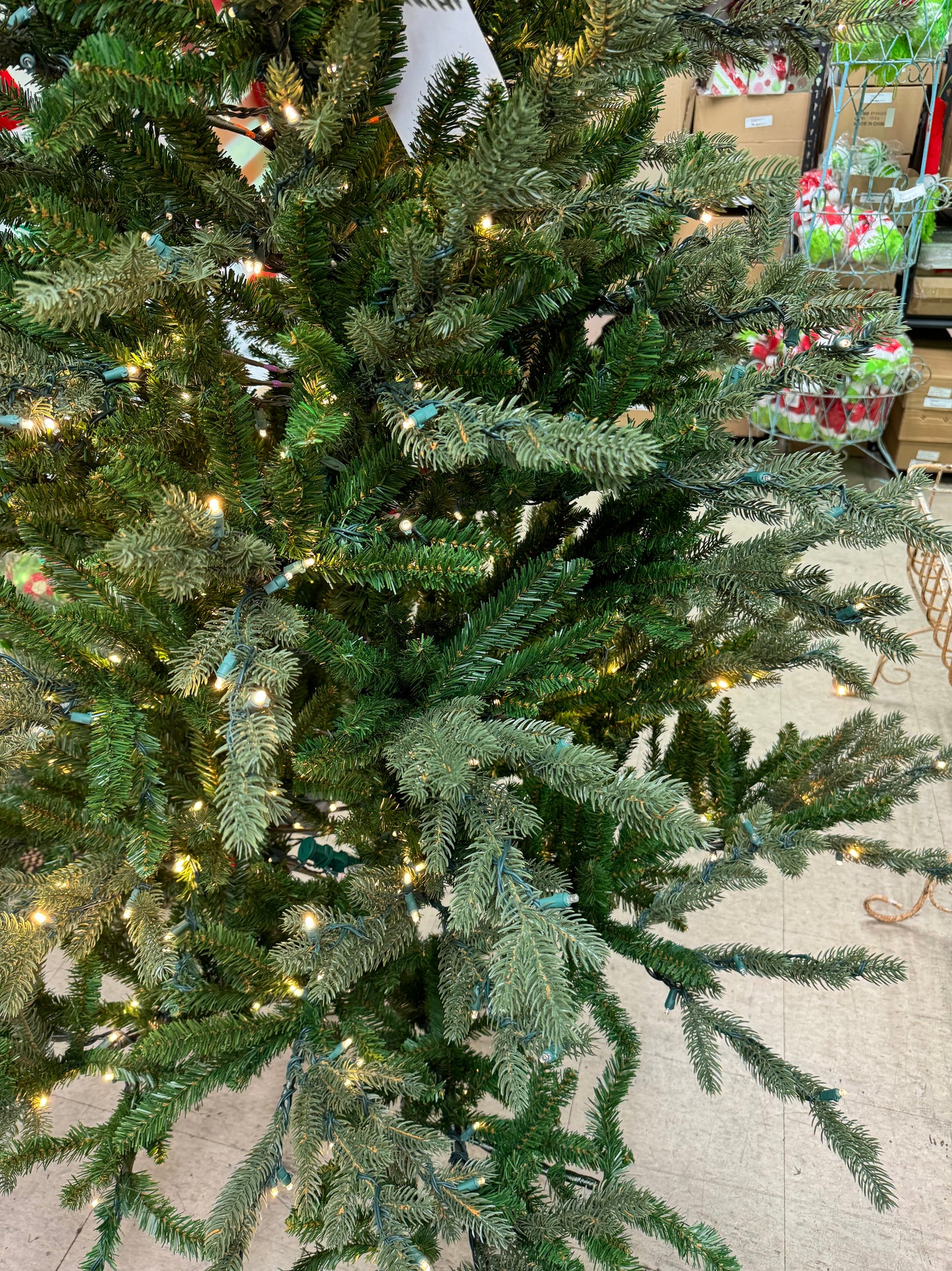 7.5 Foot Pre Lit Fir Christmas Tree