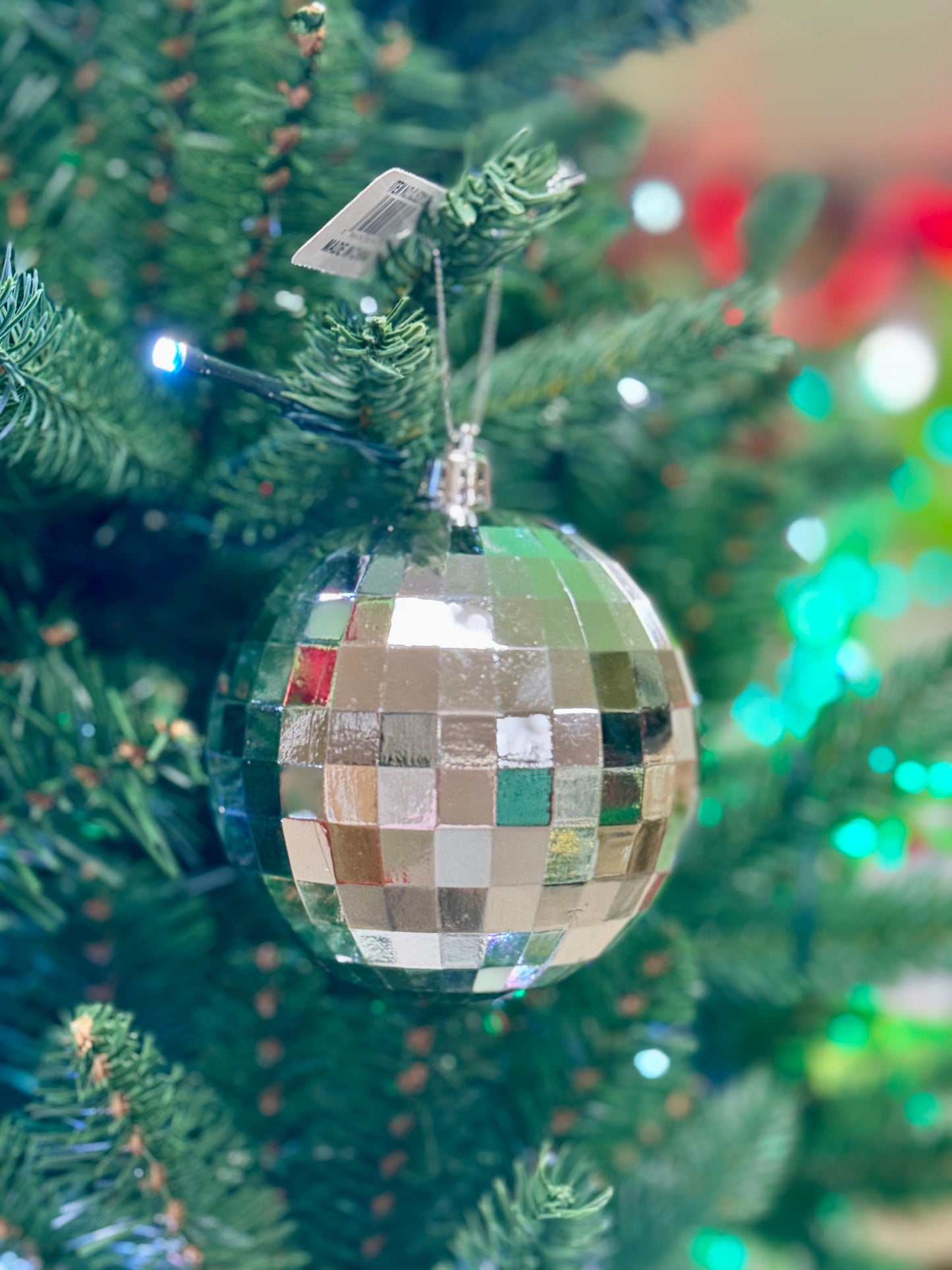 4 Inch Disco Ball Ornament Two Styles