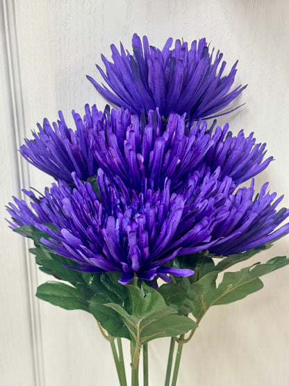 24 Inch Purple Fuji Mum Bush