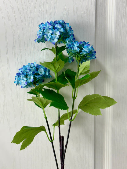 28 Inch Blue Snowball Spray