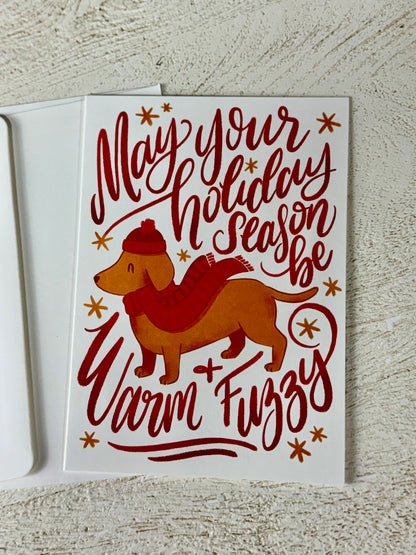 Minted Warm Fuzzy Christmas Card