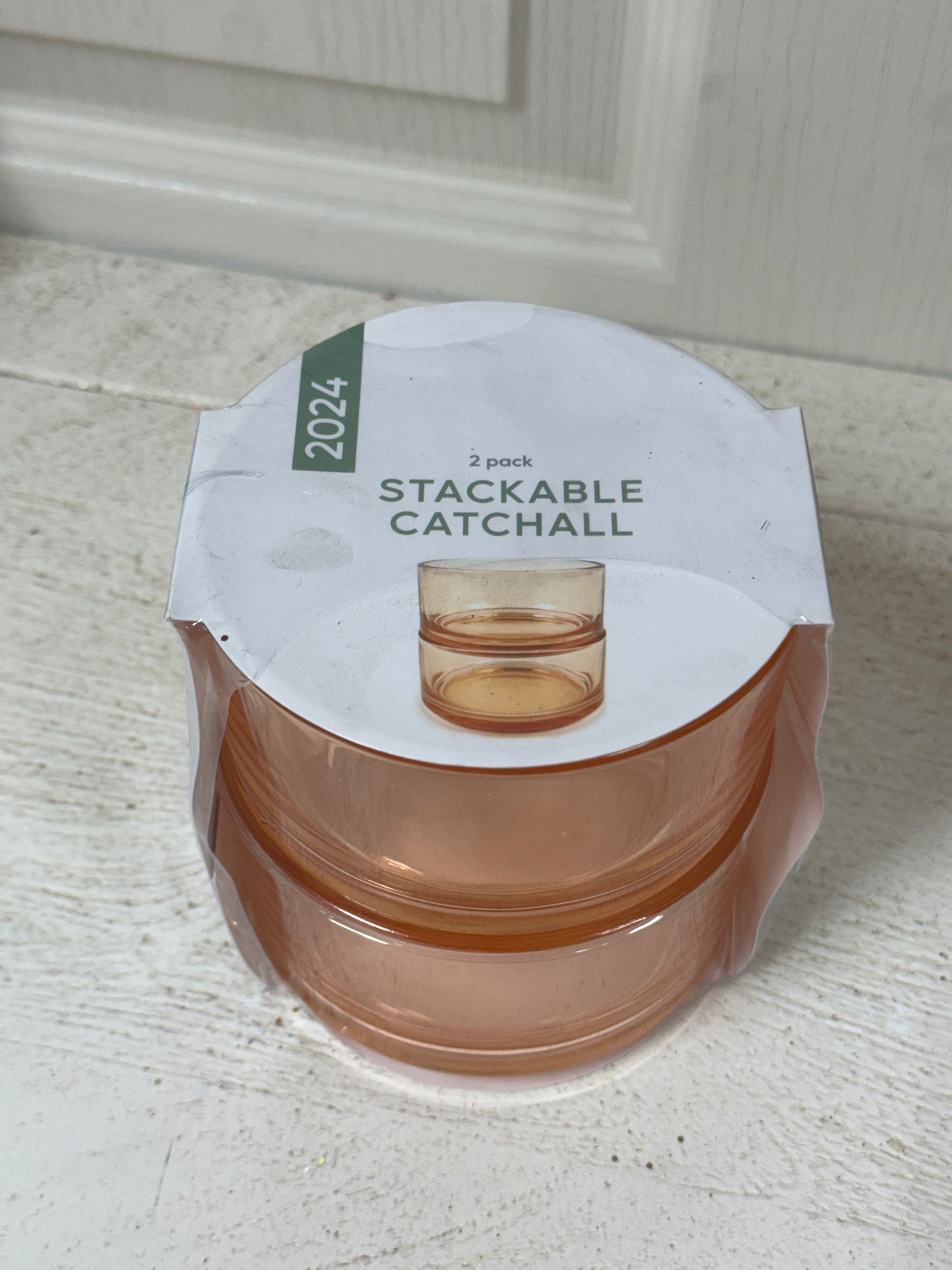 Peach Stackable Catchall Two Pack