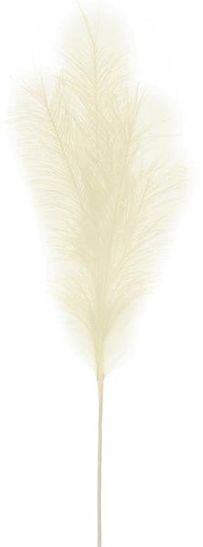 32.75 Inch Cream Fabric Grass Plume Spray