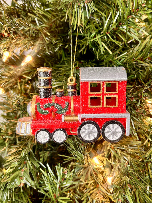 3 Inch Holiday Train Ornament