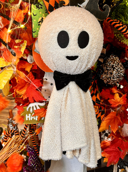 16.5 Inch Hanging Black And White Ghost