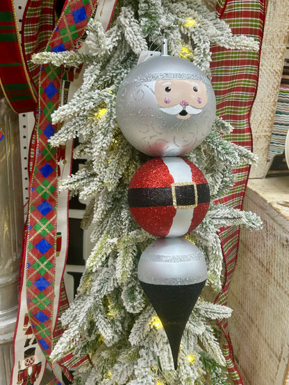 14.5 Inch Santa Finial Ornament