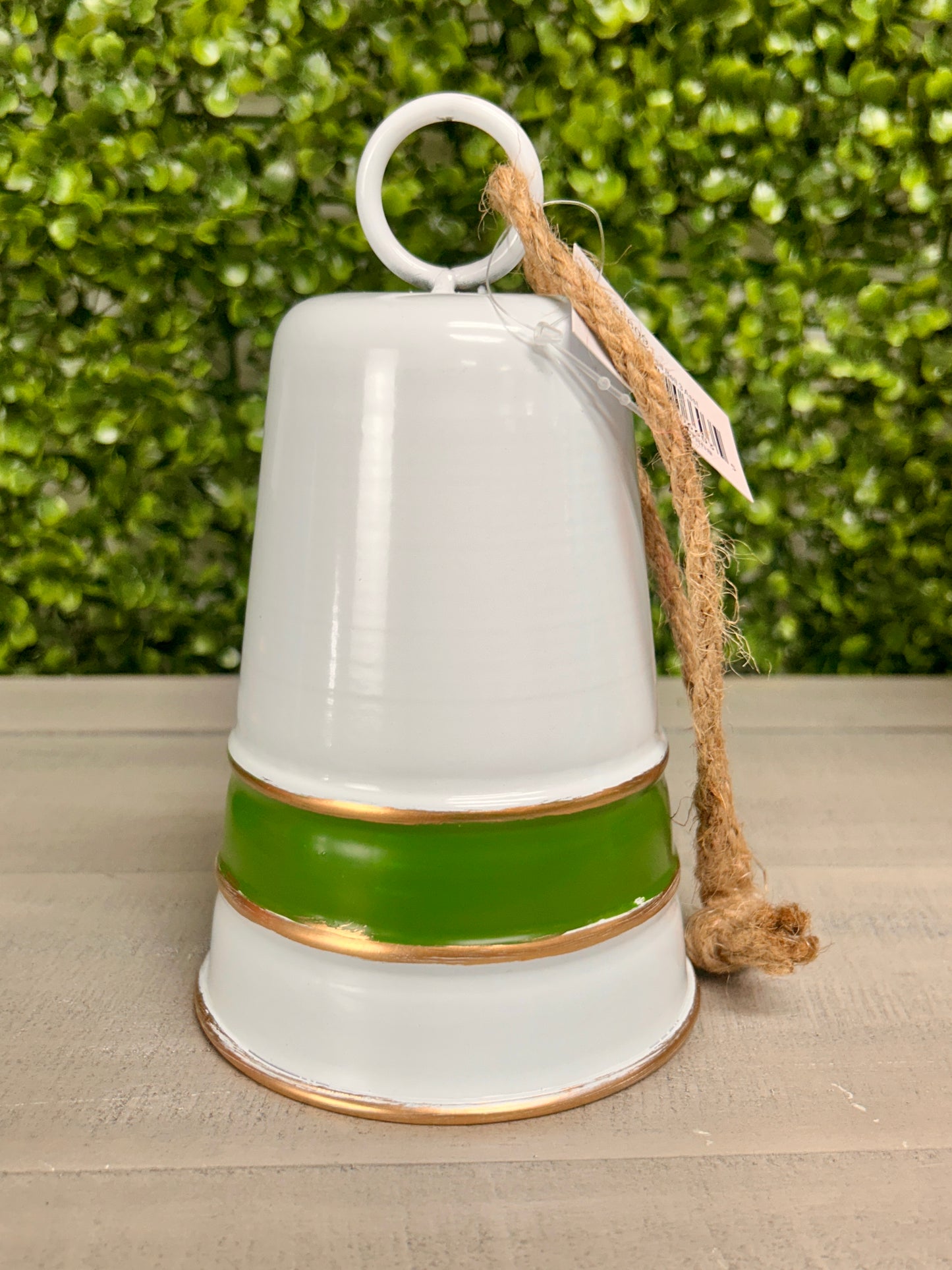 Metal Striped Bell Three Assorted