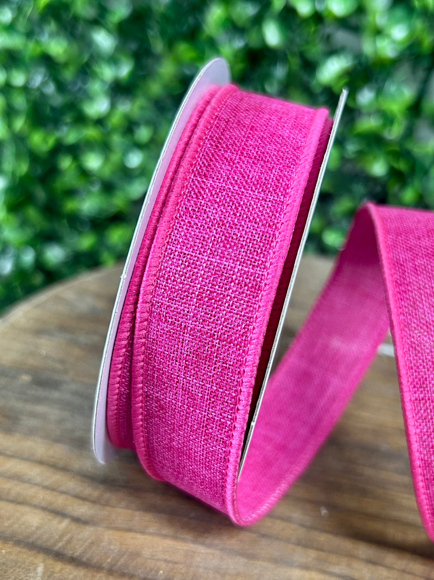 7/8 Inch By 10 Yard Fuchsia Royal Burlap Ribbon