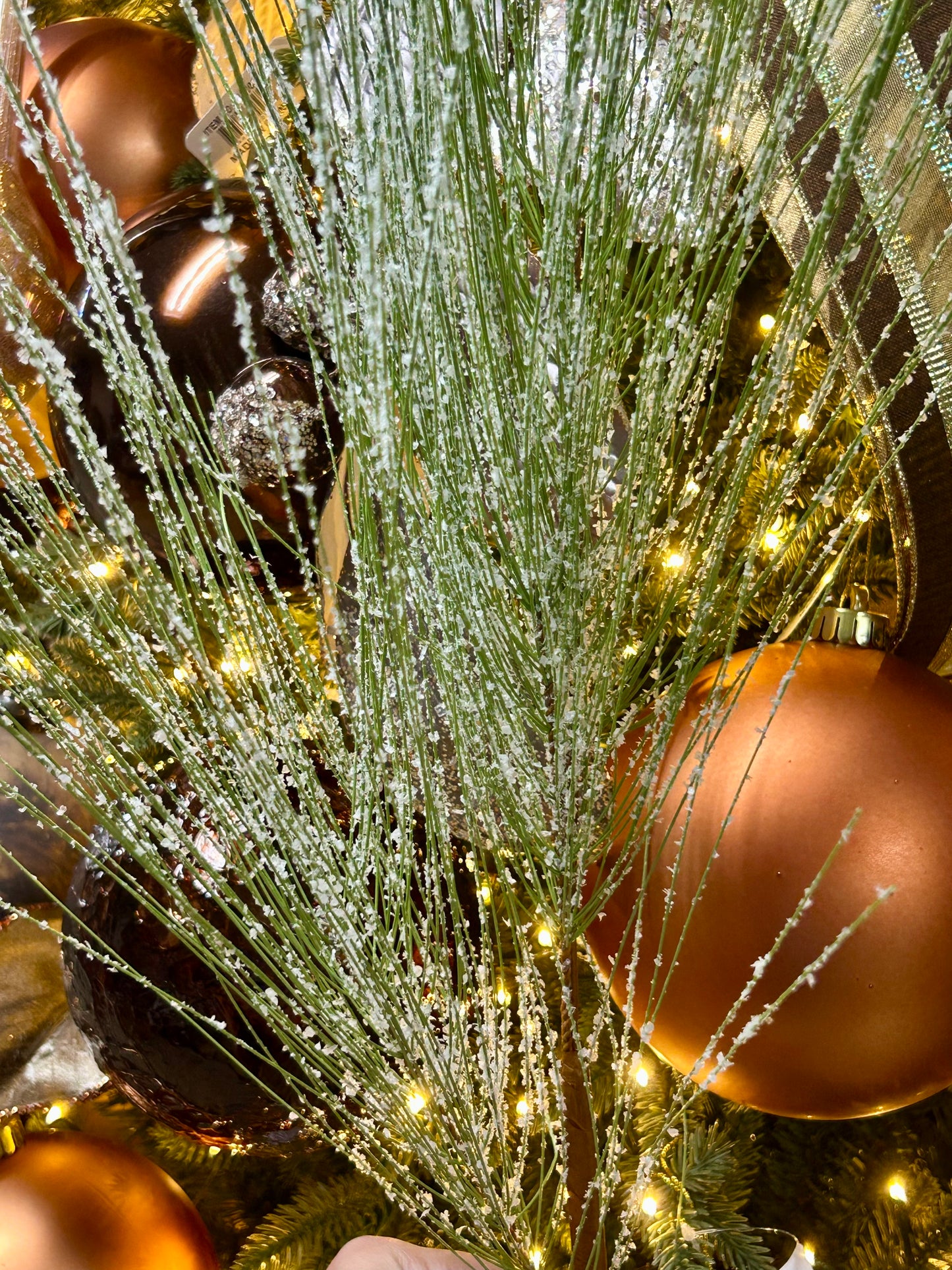 39 Inch Ice And Snow Pine Spray