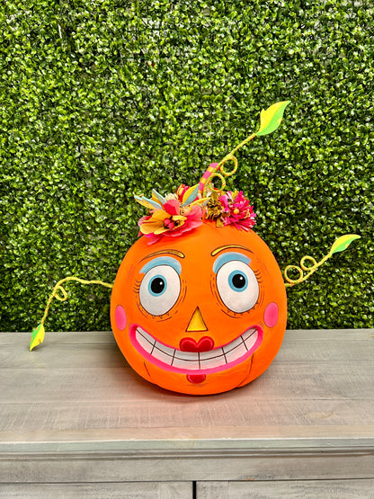 Bumpkin Betty Decorative Pumpkin