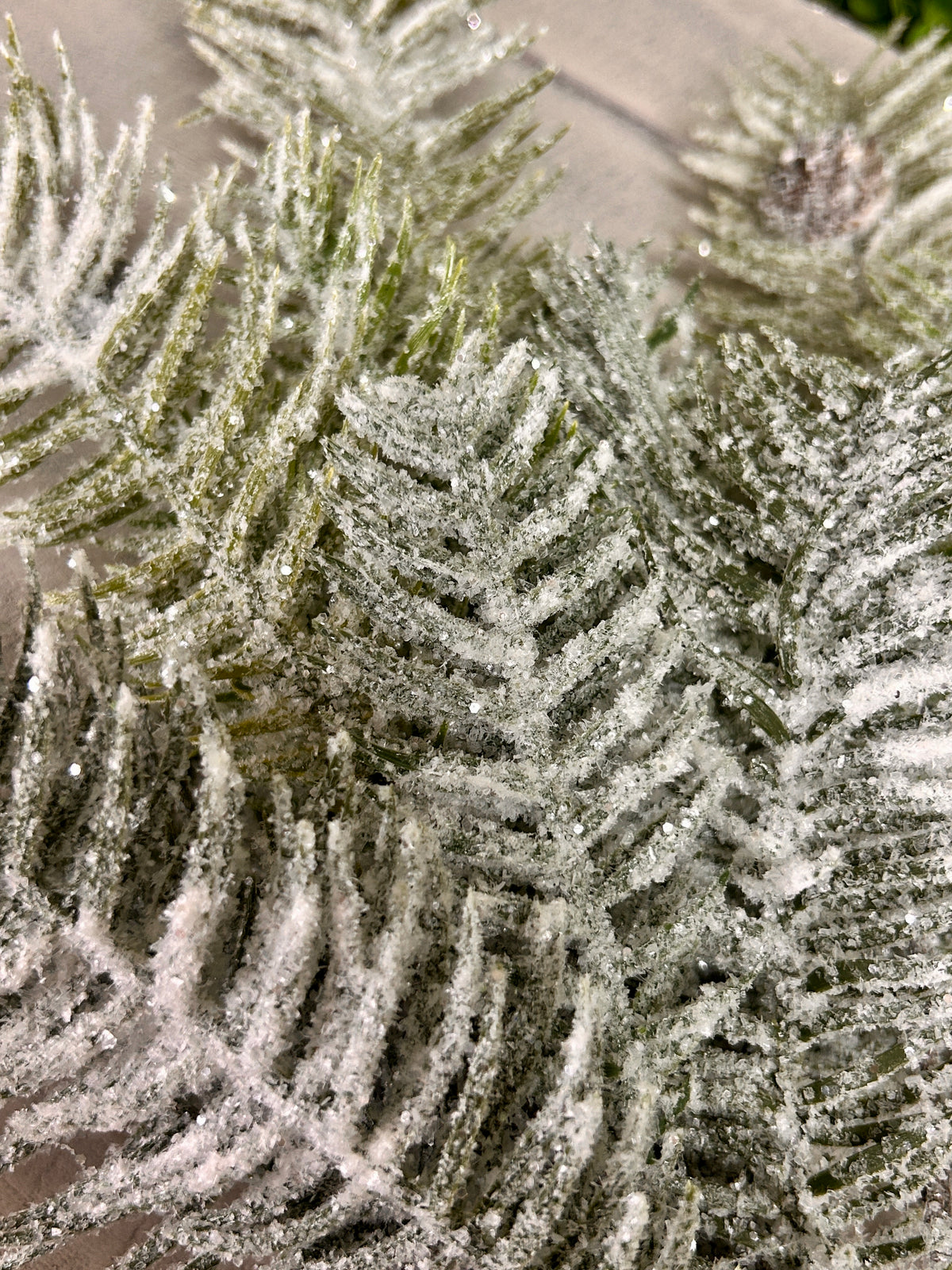 17 Inch Frosted Pine Pick