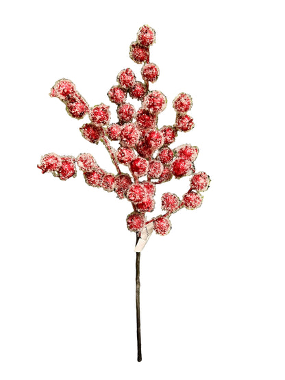 16 Inch Red Ice Berry Pick