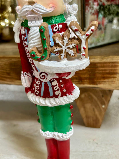 10.5 Inch Resin Gingerbread Nutcracker Two Styles