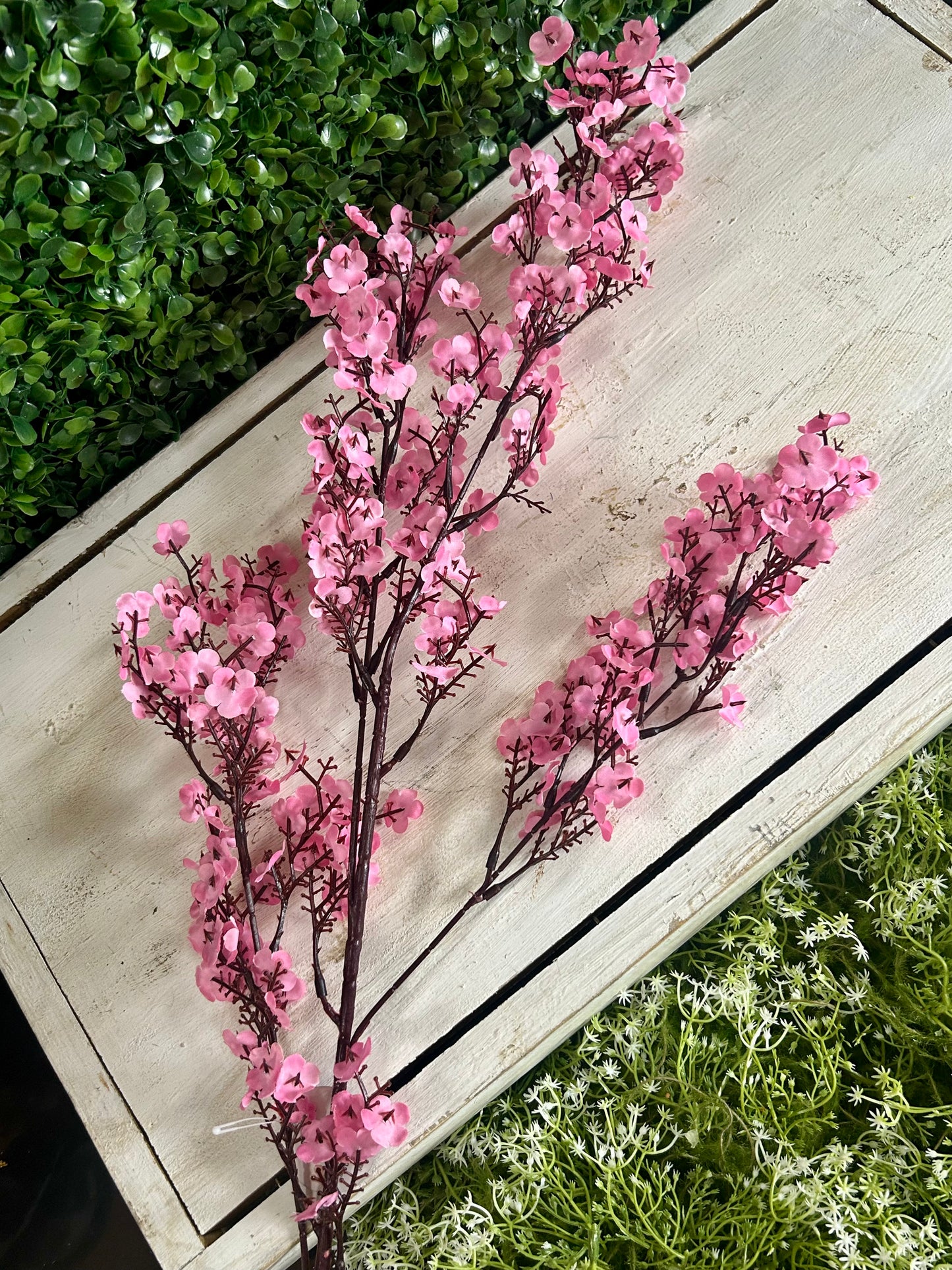 40 Inch Pink Blossom Branch