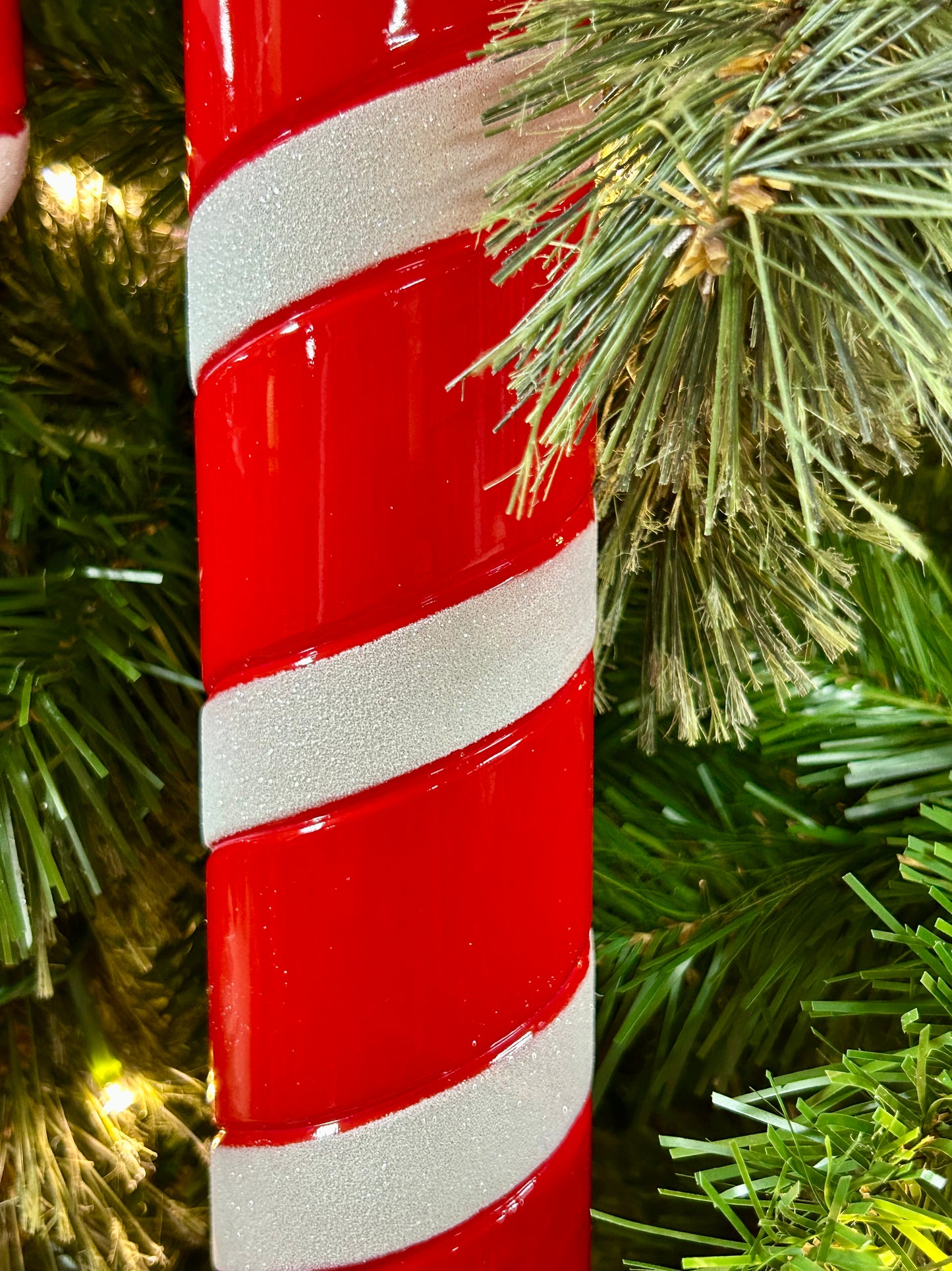 24 Inch Red And White Candy Cane Ornament