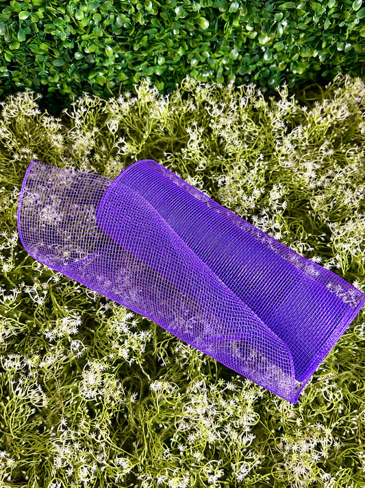 10 Inch By 10 Yards Purple Mesh