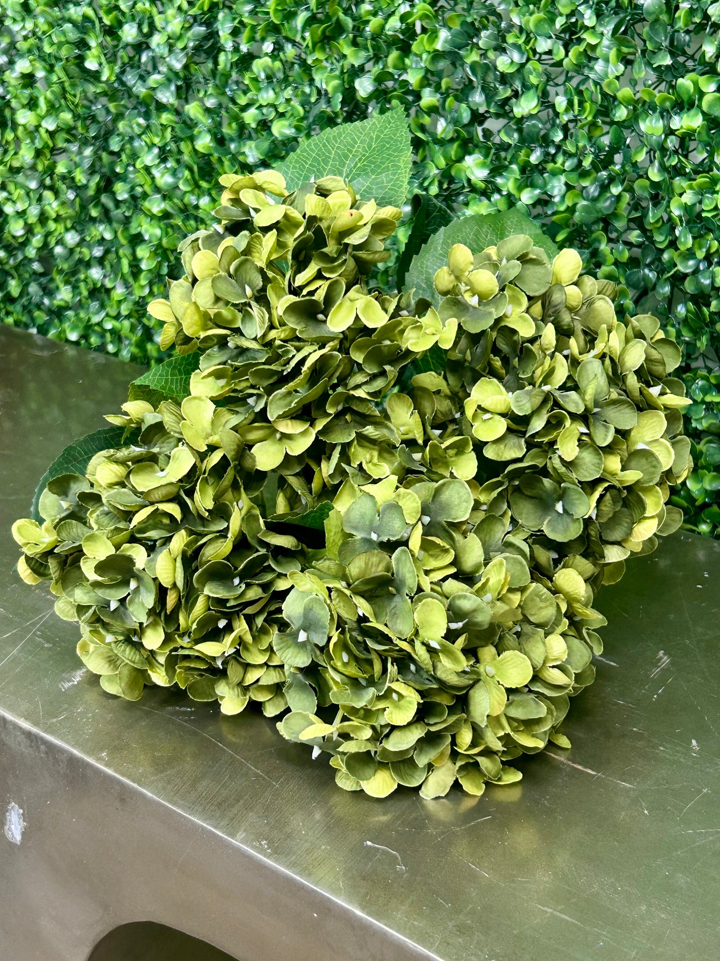 16 Inch Dark Green Hydrangea Bush