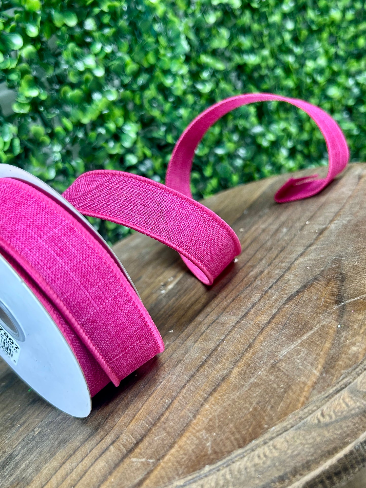 7/8 Inch By 10 Yard Fuchsia Royal Burlap Ribbon