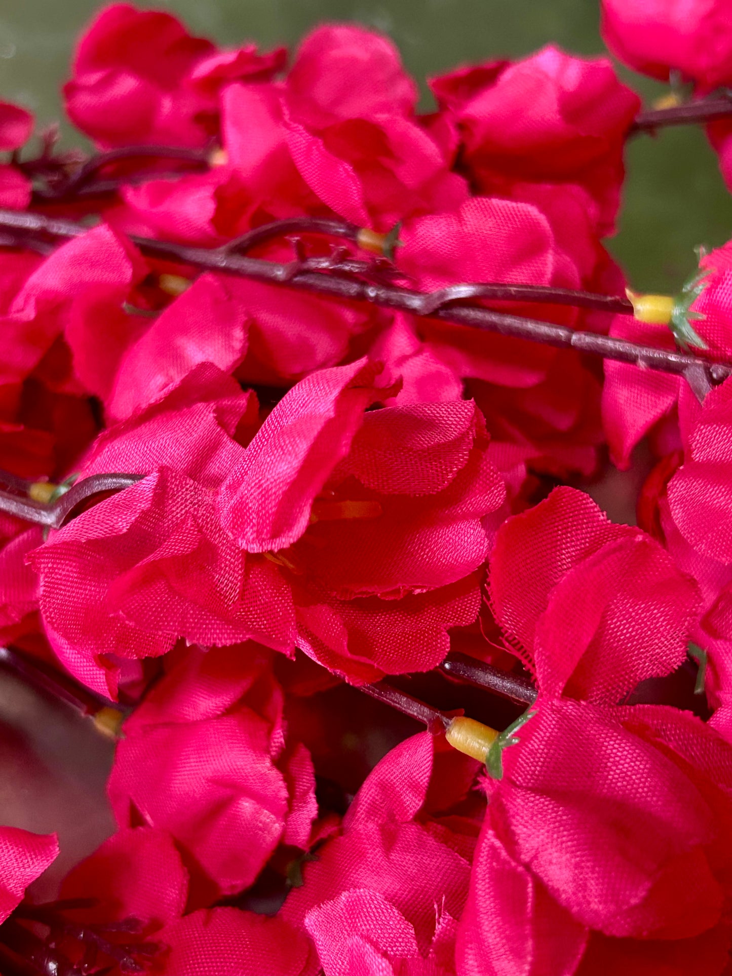 18 Inch Hot Pink Cherry Blossom Bush