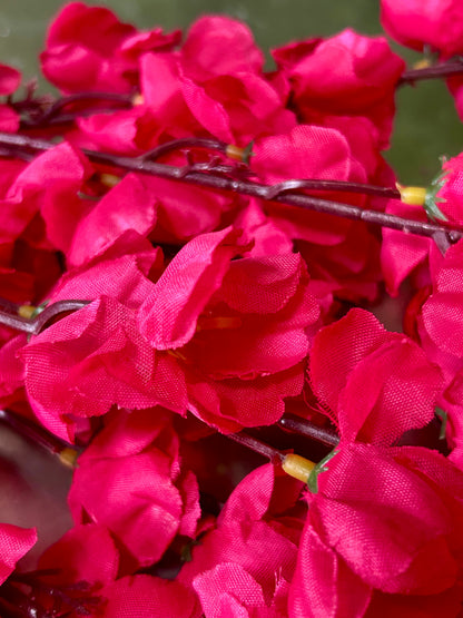 18 Inch Hot Pink Cherry Blossom Bush