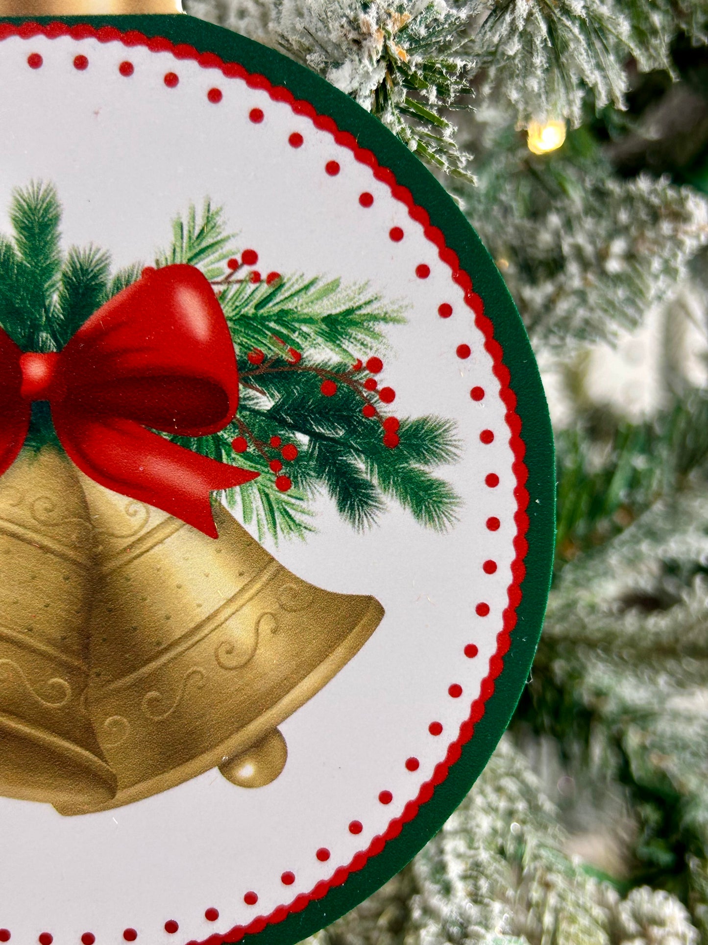 5.5 Inch Double Sided Bells Ornament Two Styles