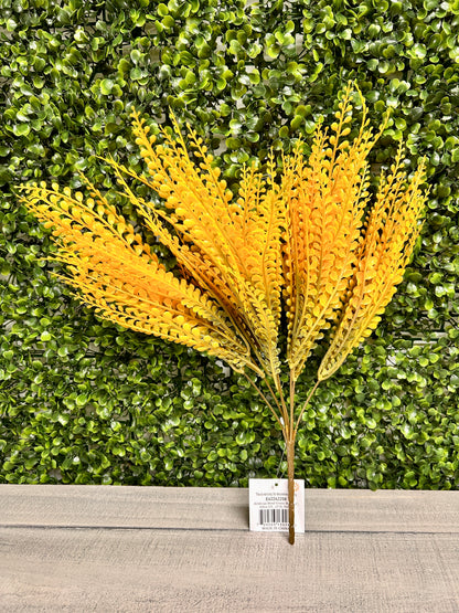 15 Inch Yellow Bead Grass Bush