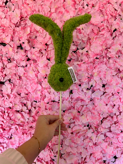 20.5 Inch Furry Moss Bunny Pick