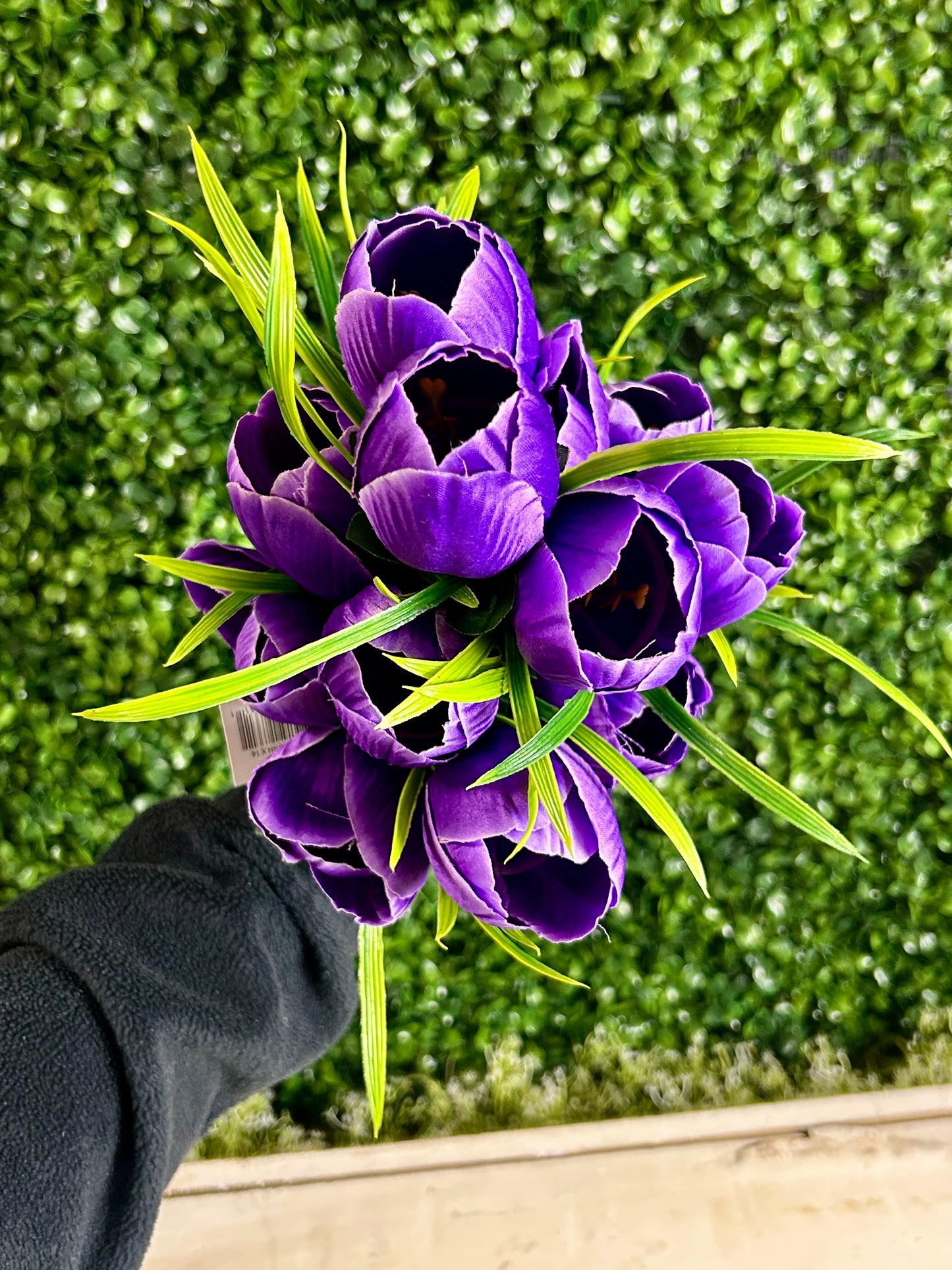 19 Inch Purple Tulip Bush