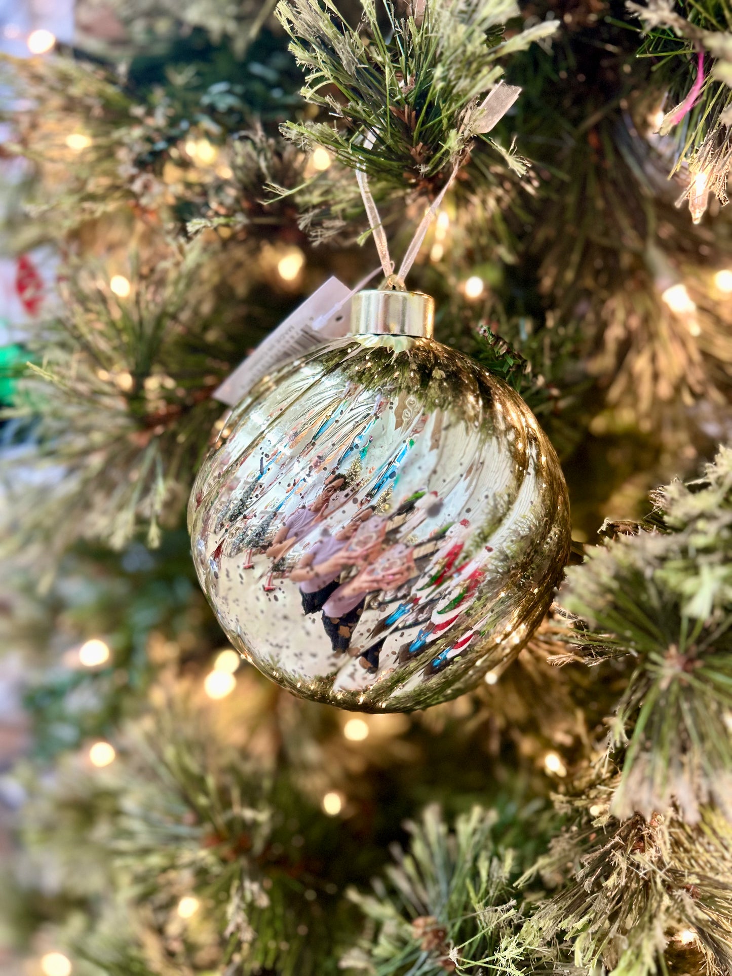 5 Inch Ball Ornament Gold