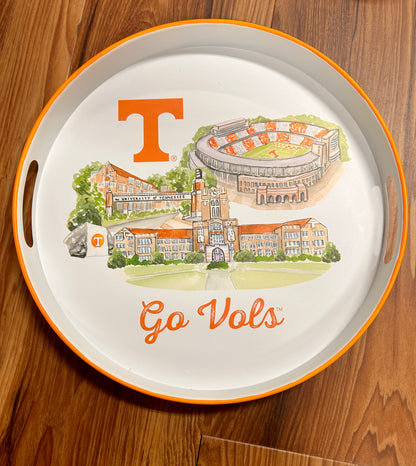 Tennessee Landmark Round Tray